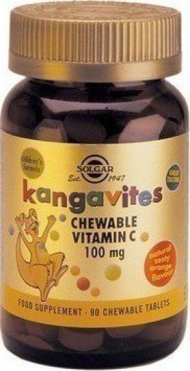 Solgar Kangavites vitamin C 100mg 90s