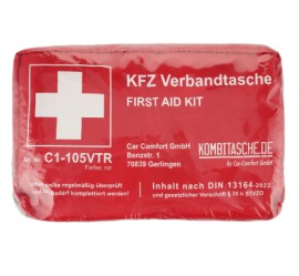 KOMBISTACHE -Φαρμακείο Αυτοκινήτου – Kit Πρώτων Βοηθειών DIN 13164/2022