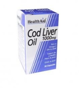 Health Aid Cod Liver Oil 1000mg 30caps