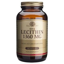 Solgar Lecithin 1360mg, 100 Softgels