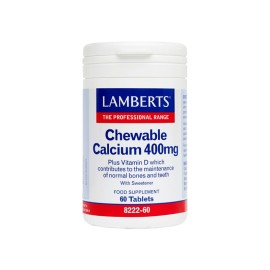 Lamberts Chewable Calcium 400mg 60 ταμπλέτες