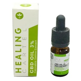 Apel Healing Cartel CBD Oil 3% Cannabis Sativa Extract, Έλαιο Κανναβιδιόλης 10ml