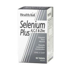 Health Aid Selenium Plus A, C, E & Zinc 60 ταμπλέτες