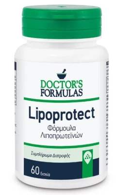 Doctors Formulas Lipoprotect Συμπλήρωμα Διατροφής κατά της Υπεριλιπιδαιμίας, 60 δισκία
