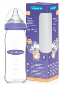 Lansinoh Glass Feeding Bottle 240ml