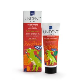 Unident Kids Toothpaste 1450ppm, Παιδική οδοντόκρεμα με βιοδιαθέσιμο ασβέστιο και φθόριο 50ml