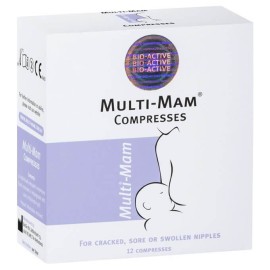 Multi-Mam Compresses Εντατική θεραπεία των θηλών για θηλάζουσες μητέρες 12τμχ