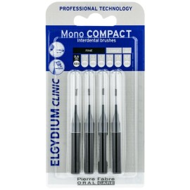 Elgydium Clinic Mono Compact 0.6mm Μεσοδόντια Bουρτσάκια, 4τεμ