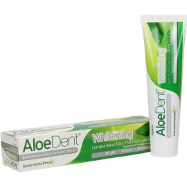 Optima Aloe Dent Whitening Toothpaste Λευκαντική Οδοντόκρεμα Χωρίς Φθόριο, 100ml