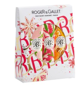 Roger&Gallet XMAS Εορταστικό Promo Pack με Κρέμες Χεριών Rose, 30ml, Gingembre Rouge, 30ml & Bois dOrange 30ml, 1σετ