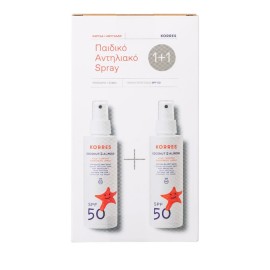 Korres Coconut & Almond Kids Comfort Sunscreen Spray SPF50 Παιδικό Αντηλιακό Spray για Πρόσωπο & Σώμα Καρύδα & Αμύγδαλο 1+1 Δώρο 2x150ml