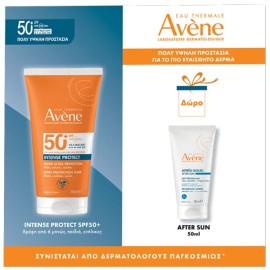 Avene Promo Intense Protect Αντηλιακό για Σώμα & Πρόσωπο SPF50+, 150ml & Δώρο After Sun Restorative Lotion Λοσιόν Επανόρθωσης με Ιαματικό Νερό για Μετά τον Ήλιο, 50ml, 1σετ
