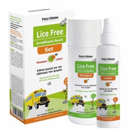 Frezyderm Lice Free Αντιφθειρική αγωγή Σετ Σαμπουάν 125ml + Λοσιόν 125ml