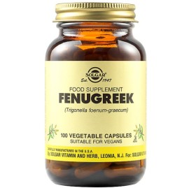 Solgar Fenugreek- Βότανο Τριγωνέλλα για Μείωση Χοληστερίνης & Έλεγχο Επιπέδων Σακχάρου Αίματος, 100 κάψουλες