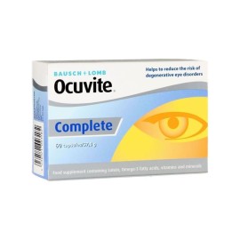 Bausch & Lomb Ocuvite Complete Συμπλήρωμα Διατροφής για την Καλή Υγεία & την Προστασία των Ματιών 60tabs