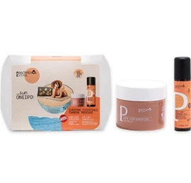 Panthenol Extra Promo Sunshine Essentials με Sun Care Tanning Oil SPF 10 Αντηλιακό Λάδι Μαυρίσματος Προσώπου & Σώματος, 150ml, Bare Skin Superfood Ενυδατική Μους Σώματος, 230ml & Δώρο Νεσεσέρ, 1τεμ, 1σετ
