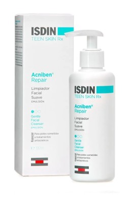 ISDIN Acniben Repair Gentle Facial Cleanser Emulsion, Ειδική Φροντίδα για Ξηρό και Εύθραυστο Δέρμα 180m