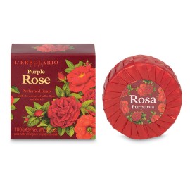 L΄Erbolario Rosa Purpurea Perfumed Soap Αρωματικό Σαπούνι 100gr