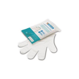 Alfashield Alfa Gloves Medium Μη Αποστειρωμένα Γάντια από Πολυαιθυλένιο Υψηλής Πυκνότητας 100τμχ