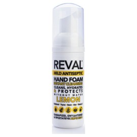 Intermed Reval Mild Antiseptic Hand Foam Lemon Αφρός Χεριών με Ήπια Αντισηπτική Δράση Άρωμα Λεμόνι 50ml
