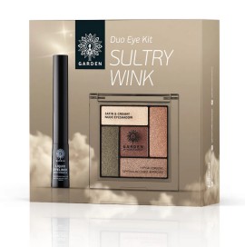 Garden Promo Sultry Wink Duo Eye, Liquid Eyeliner Black 4ml & Eyeshadow Palette Satin And Creamy 03 6gr