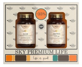 Sky Premium Life Set Hair Advanced Formulation 60 ταμπλέτες + Biotin 1000μg 60 ταμπλέτες