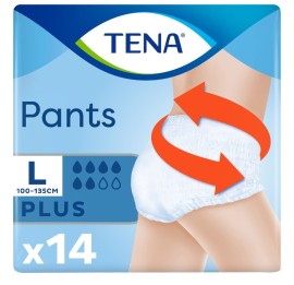 TENA Εσώρουχα Ακράτειας Pants - Plus Large περιφέρεια 100-135cm, 14 τεμάχια