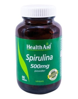 Health Aid Spirulina 500mg, 60 ταμπλέτες