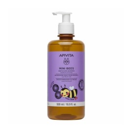 Apivita Mini Bees Gentle Kids Shampoo Blueberry & Honey Απαλό Σαμπουάν για Παιδιά με Μύρτιλο & Μέλι 500ml