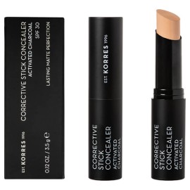 Korres Corrective Stick Concealer SPF30 ACS3 Διορθωτικό Concealer με Ενεργό Άνθρακα 3.5g