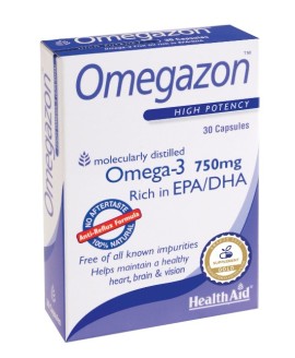 Health Aid Omegazon High Potency 750mg, 30 κάψουλες