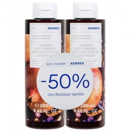 Korres Pomegranate Grove Renewing Body Cleanser Αφρόλουτρο με Τονωτικό Άρωμα Ρόδι 250ml -50%