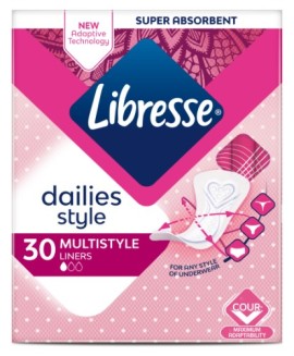 Panty Liners, Multystyle Libresse, 30 τεμάχια