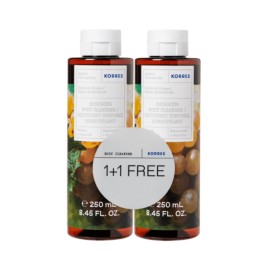 Korres Αφρόλουτρο Αμπέλι Σαντορίνης 250ml 1+1