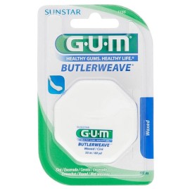 GUM ButlerWeave 1155 Waxed Floss Κηρωμένο Οδοντικό Νήμα, 55m