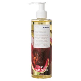 Korres Instant Smoothing Serum Shower Oil Golden Passion Fruit Ενυδατικό Serum Σώματος Φρούτα του Πάθους 250ml