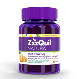 ZzzQuil Natura με Μελατονίνη Γεύση Μπανάνα Μάνγκο 30 ζελεδάκια