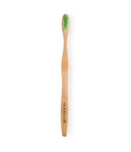 OLA Bamboo Μαλακή Πράσινη Οδοντόβουρτσα από Μπαμπού