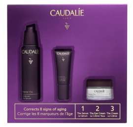 Caudalie Premier Cru SET The Serum 30ml & ΔΩΡΟ The Cream 15ml & The Eye Cream 5ml (ΣΕΤ Περιποίησης για Απόλυτη Αντιγήρανση)