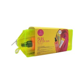 Youth Lab Set Daily Sunscreen Gel Cream SPF50 50ml & Body Guard SPF30 Water Resistant 200ml & Tan & After Sun Soothing & Tan Prolonging with cooling effect 150ml