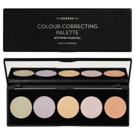 Korres Colour Correcting Palette Activated Charcoal Multi-Purpose Παλέτα Διόρθωσης Χρώματος 5.5gr