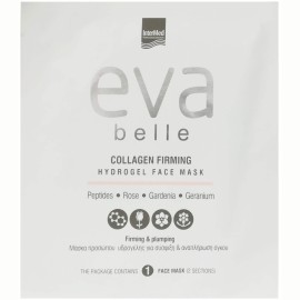Intermed Eva Belle Collagen Firming Hydrogel Mask, Μάσκα Προσώπου Για Σύσφιξη & Αναπλήρωση Όγκου, 1τμχ