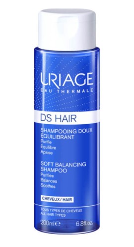 Uriage Ds Hair Soft Balancing Shampoo Απαλό Σαμπουάν Εξισορρόπησης, 200ml