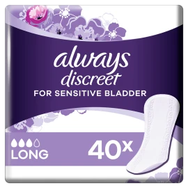 Always Discreet Σερβιετάκια Για Την Ακράτεια Long Size 3 40τμχ
