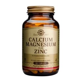 Solgar Calcium Magnesium plus Zinc 100tabs
