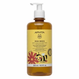 Apivita Mini Bees Gentle Kids Hair & Body Wash Calendula & Honey Παιδικό Αφρόλουτρο & Σαμπουάν 500ml