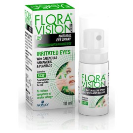 Novax Pharma Flora Vision Irritated Eyes Natural Spray Οφθαλμικό Φυσικό Spray για Ερεθισμένα Μάτια 10ml