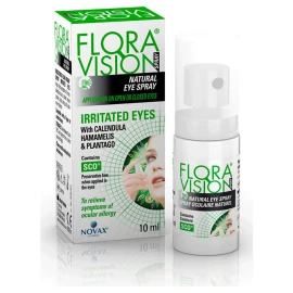 Novax Pharma Flora Vision Irritated Eyes Natural Spray Οφθαλμικό Φυσικό Spray για Ερεθισμένα Μάτια 10ml