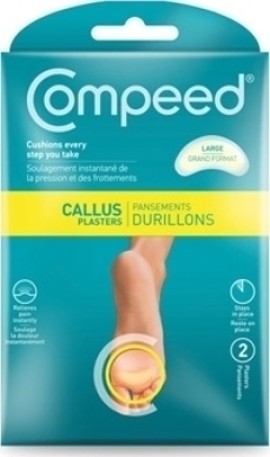 Compeed Σκληρύνσεις Μεγάλα επιθέματα 2τμχ