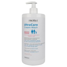 Froika UltraCare Cream Wash Καταπραϋντικό Κρεμοντούς για Πολύ Ξηρό & Ευαίσθητο Δέρμα με Τάση Ατοπίας & Κνησμού 1000ml